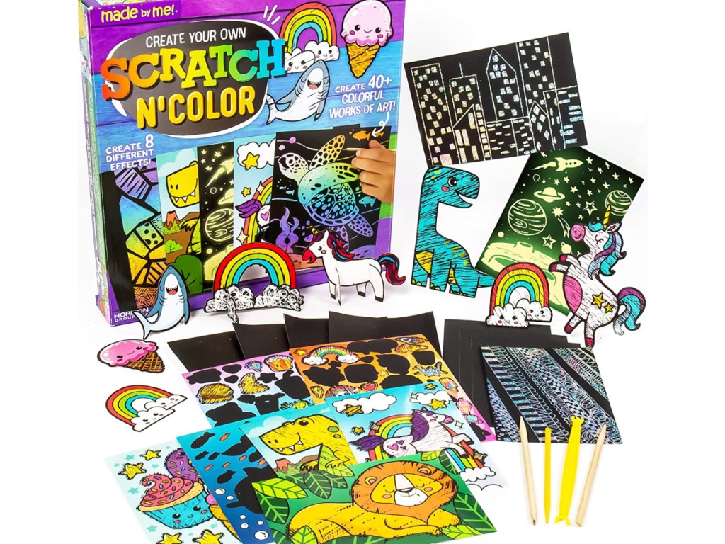 Scratch & Color Art Set Only $4 on Amazon | Hip2Save