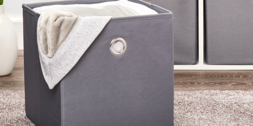 Mainstays Collapsible Fabric Storage Cubes 4-Pack Only $12 on Walmart.com (Regularly $20)