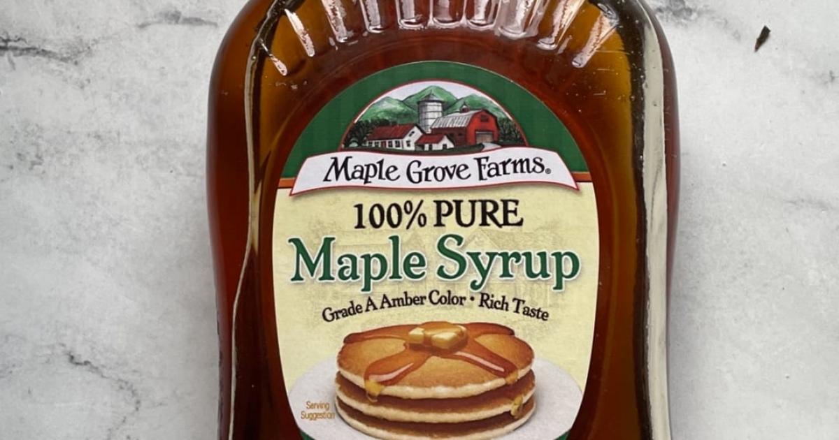 Maple Grove Farms Pure Maple Syrup 12.5oz Bottle