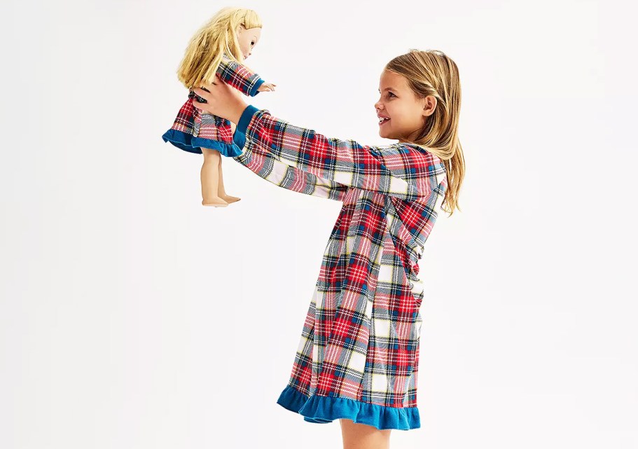 Matching Girl & Doll Pajamas from $7.49 on Kohls.com (Reg. $25)