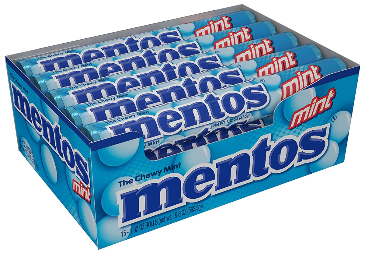 Mentos Chewy Mint Candy Roll,
