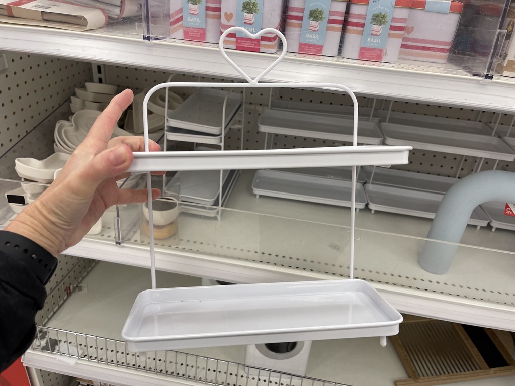 Metal Heart Shelf