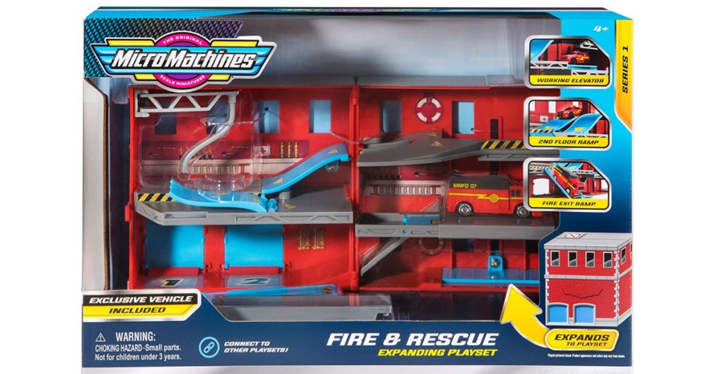 Micro Machines Core Fire and Rescue Playset