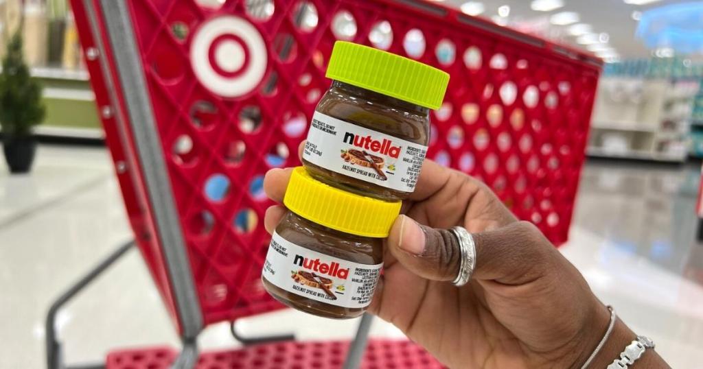 Mini Nutella Chocolate Hazelnut Spread Jars