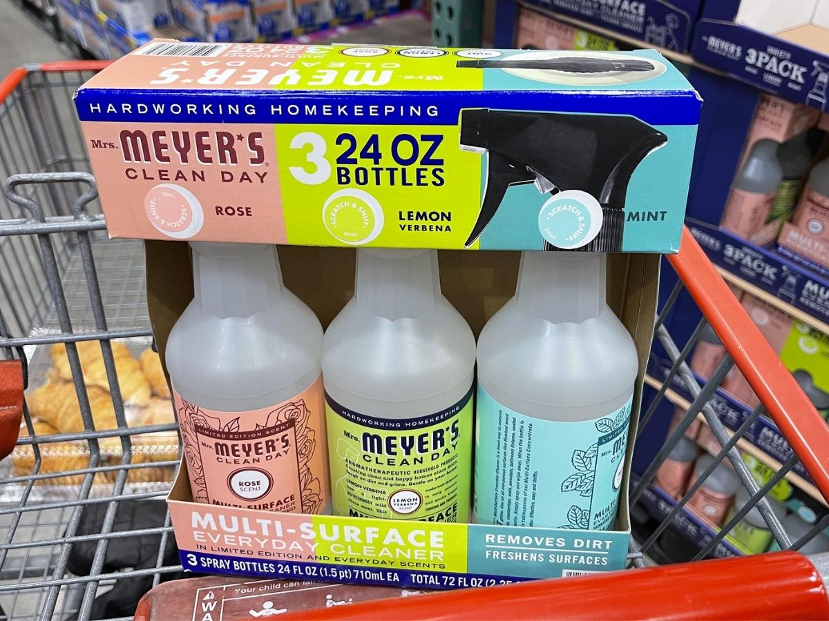 Mrs. Meyer's Clean Day MultiSurface Spray 3Pack Only 13.99 at Costco