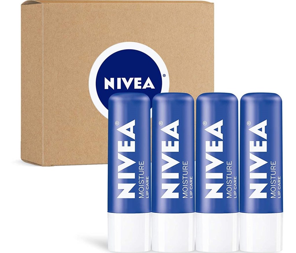 NIVEA Moisture Lip Care 4-Pack