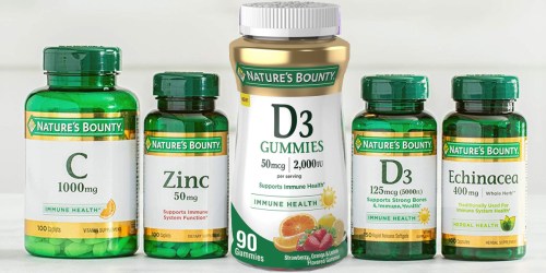 Nature’s Bounty Vitamin D3 Gummies 90-Count Bottle Only $4.40 on Amazon (Regularly $10)