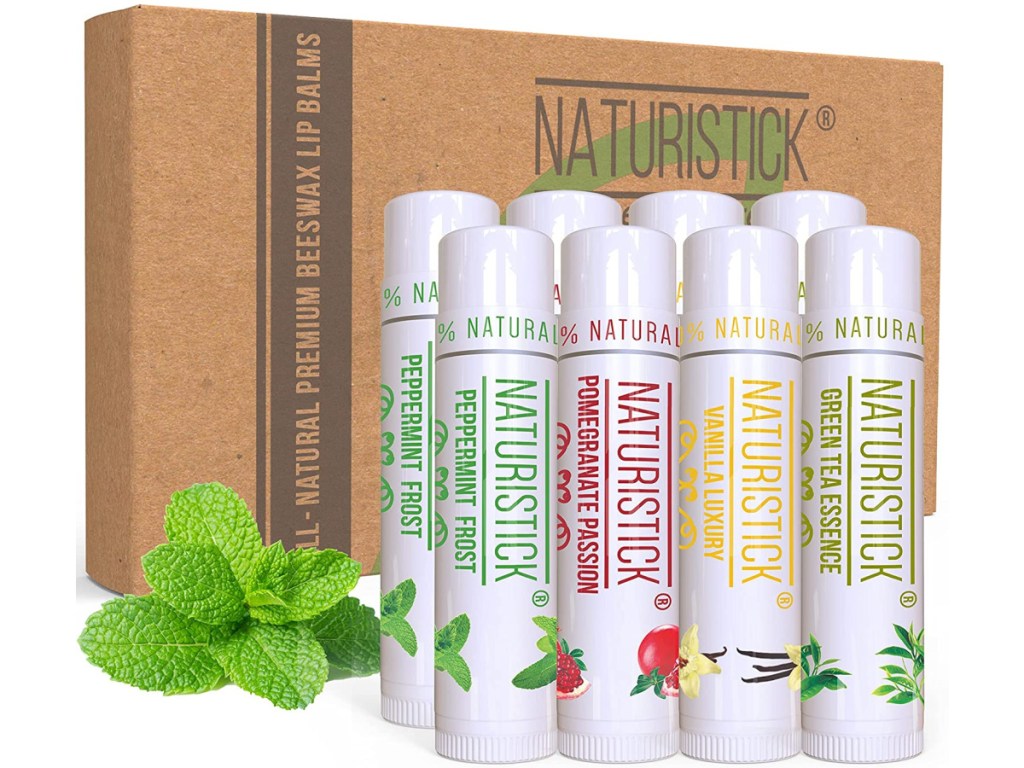 Naturistick 8-Pack Lip Balm Gift Set