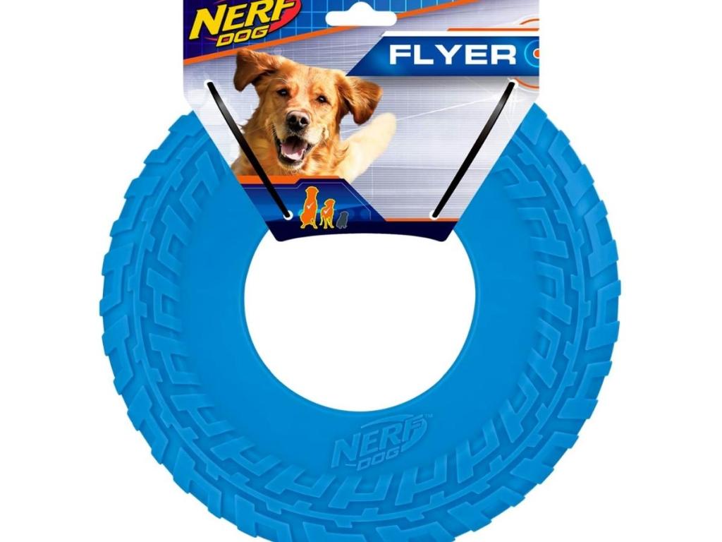 nerf dog atomic flyer disc in blue