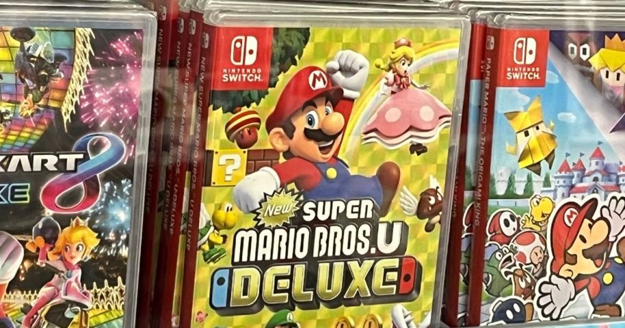 Nintendo Switch Video Games Only $39.99 Shipped on Target.com | Super Mario U Deluxe & More!