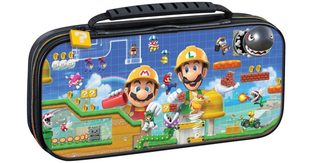 Nintendo Switch Game Super Mario Maker 2 Deluxe Travel Case