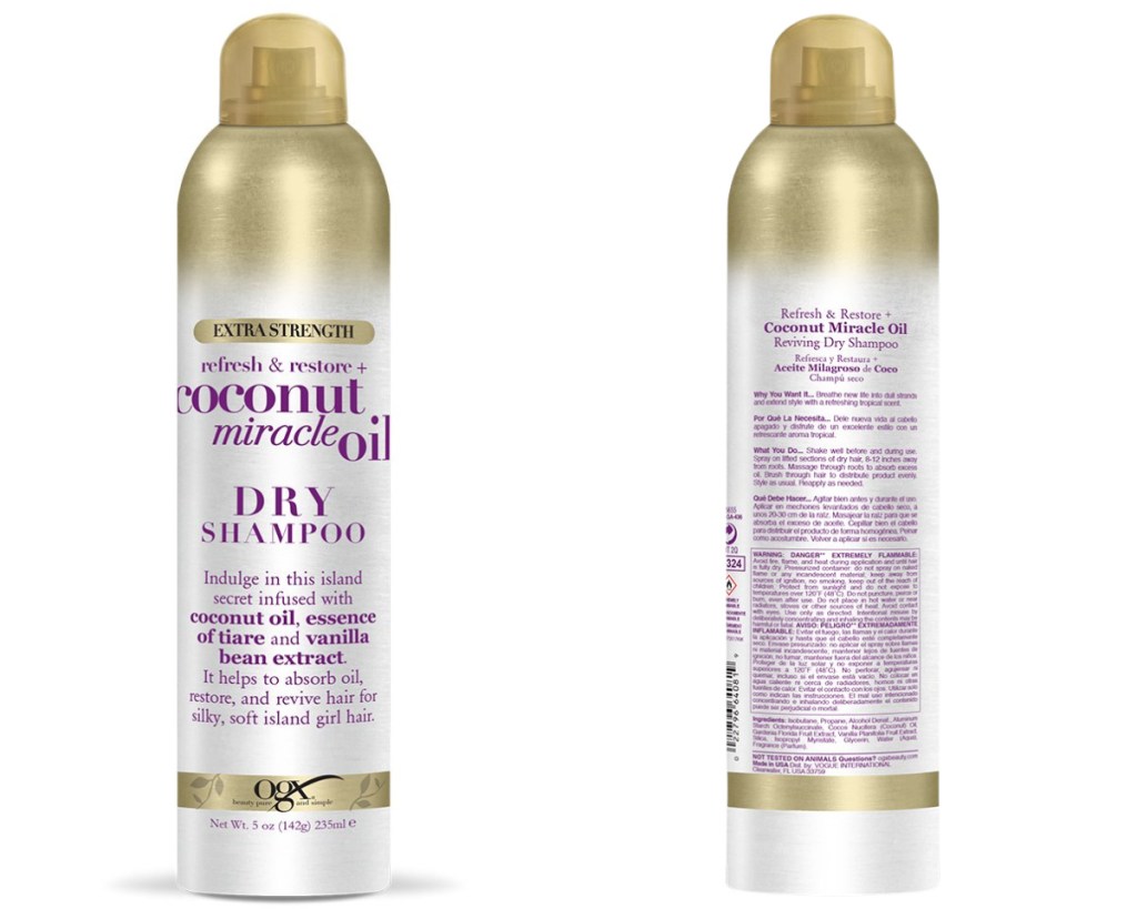miracle oil dry shampoo