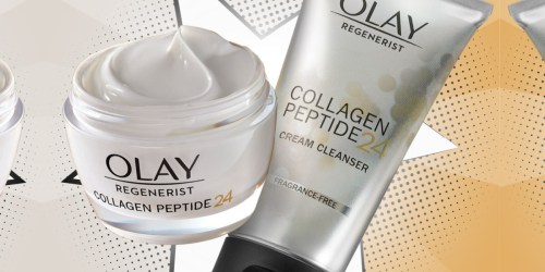 Olay Regenerist Collagen Peptide Bundle Under $25 Shipped (Includes Facial Cleanser & Moisturizer)