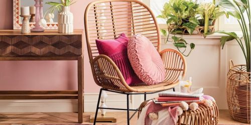 ** Up to 50% Off Furniture on Target.com | Rattan Accent Chair Only $132 Shipped + More