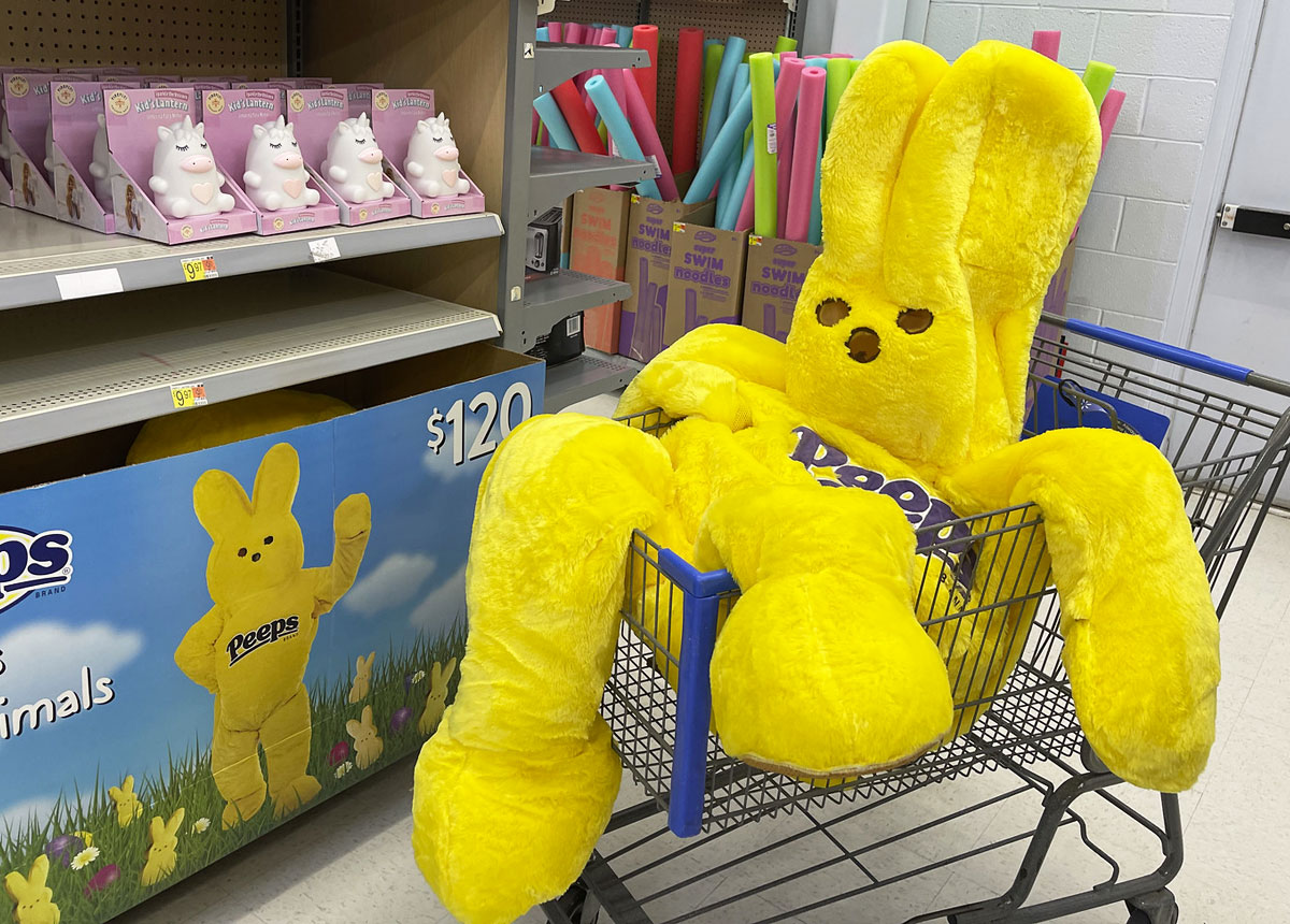 huge peep stuffed animal walmart