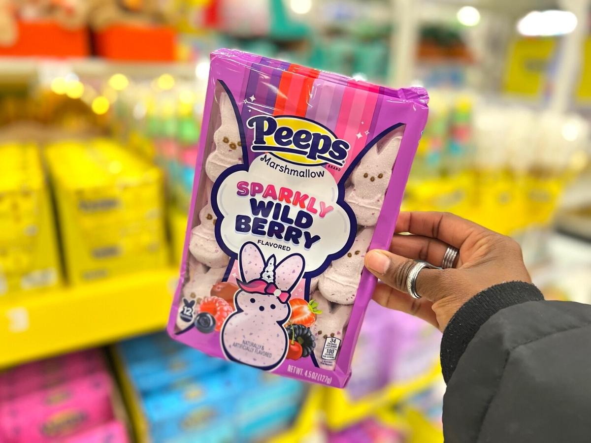 Peeps Marshmallows 4-Count - Wild Berry