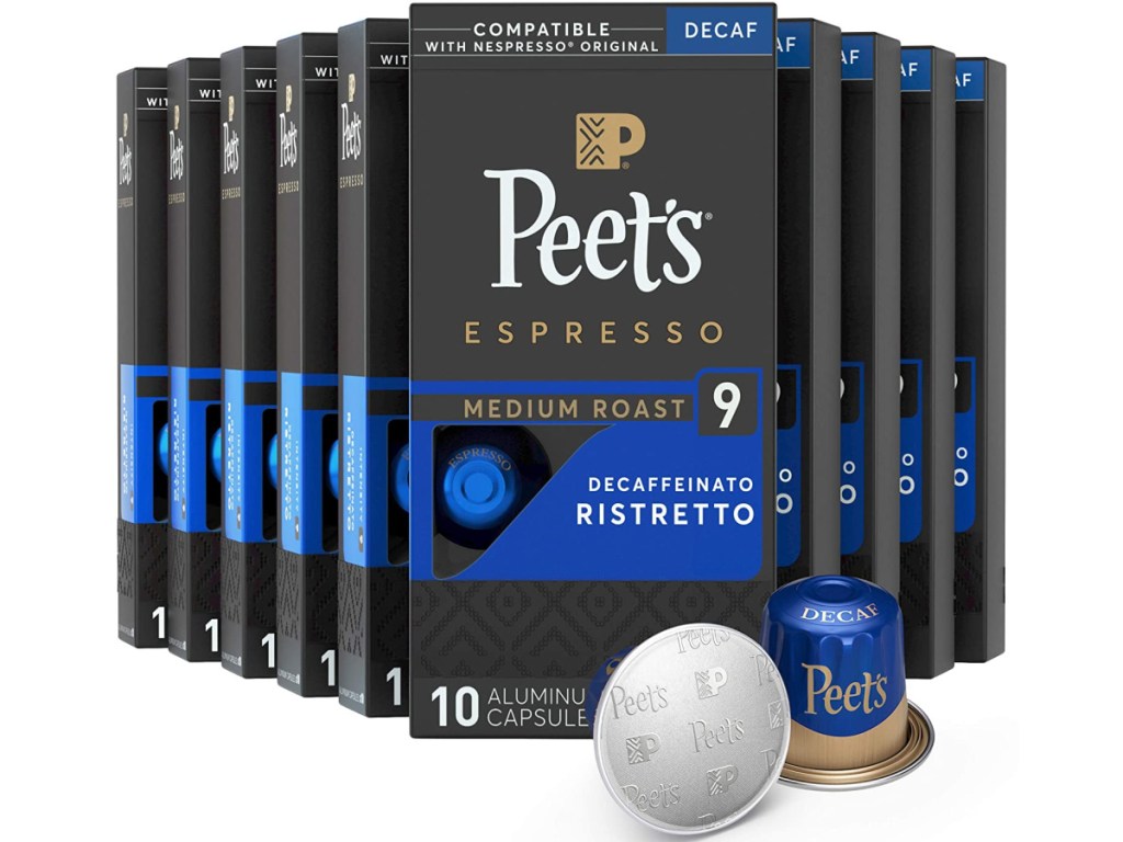 Peet's Ristretto Decaf Espresso Capsule 100ct.