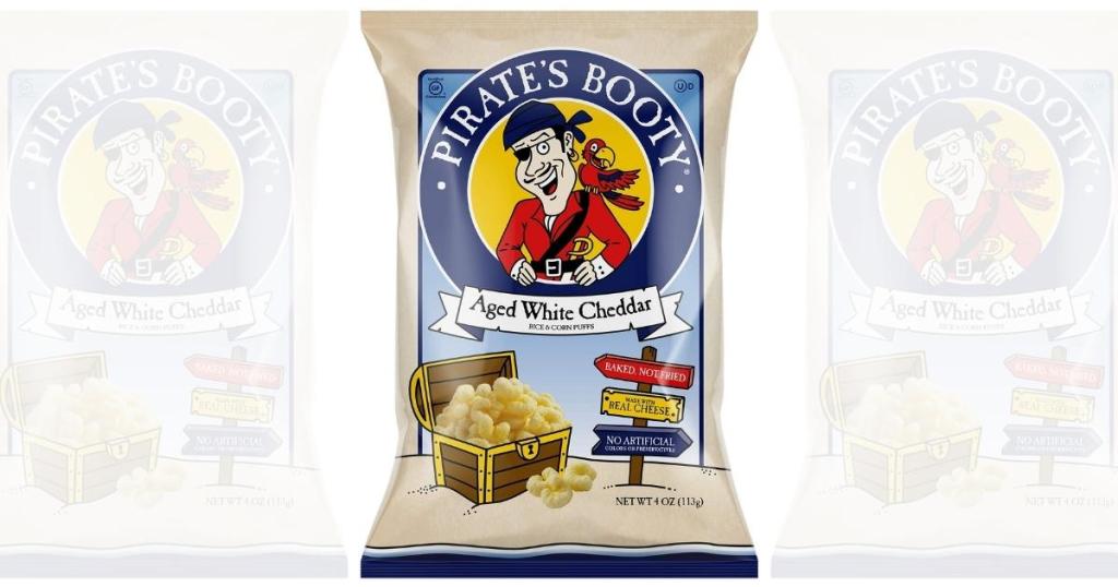 Pirate's Booty Aged White Cheddar Cheese Puffs 4oz Bag
