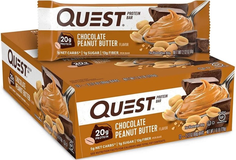 Quest Chocolate Peanut Butter Bars