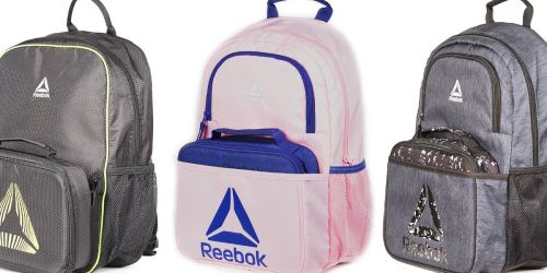 Reebok Backpacks Only $10 on Walmart.com (Select Styles Include a Lunchbox) + $8 Mini Backpacks