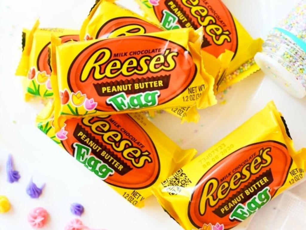 individually wrapped Reese's Peanut Butter Eggs Easter Candy 