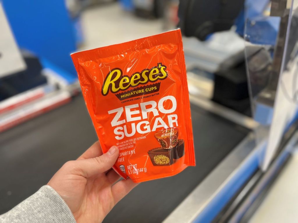 bag of Reese's Zero Sugar
