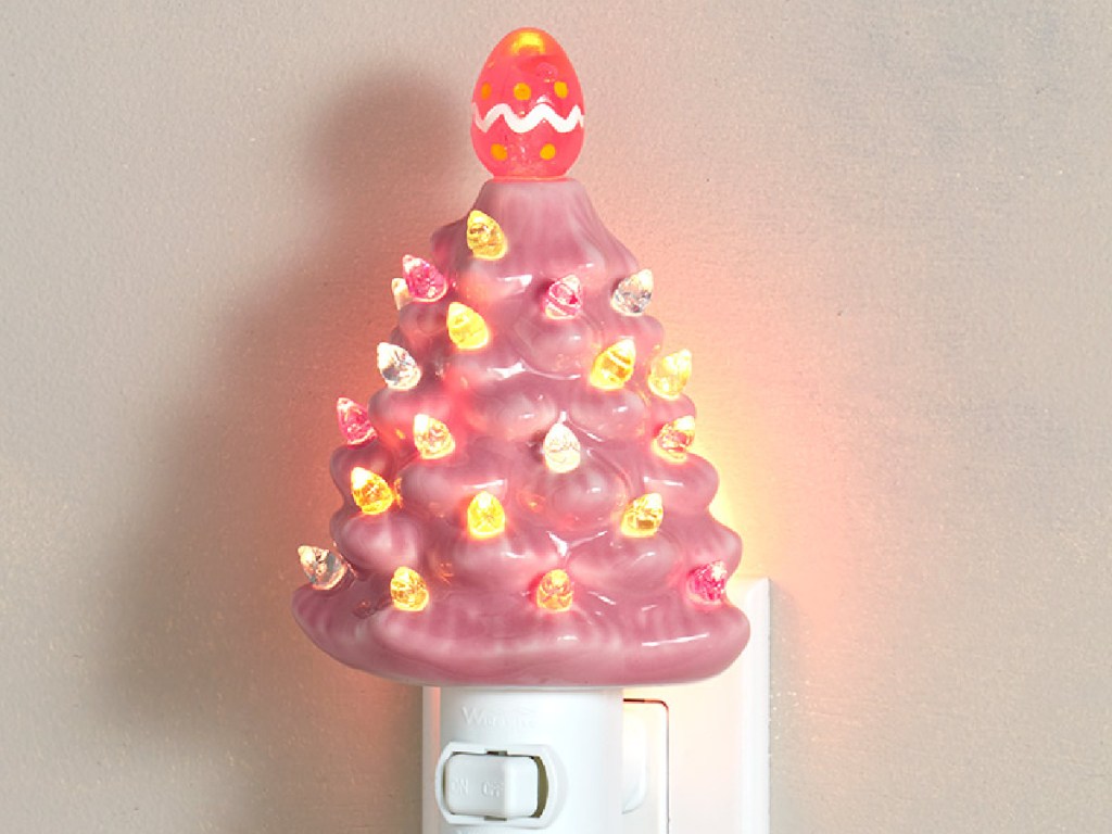 Retro Lighted Ceramic Easter Accents