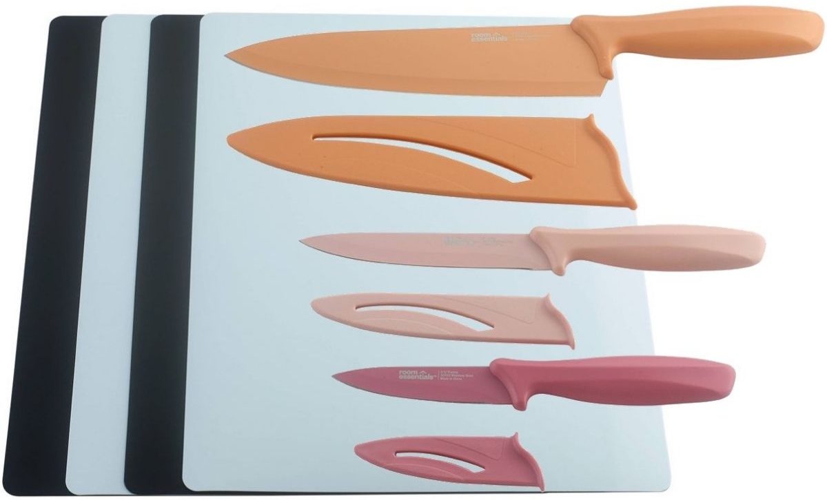 Room Essentials Knife Set w Cutting Boards