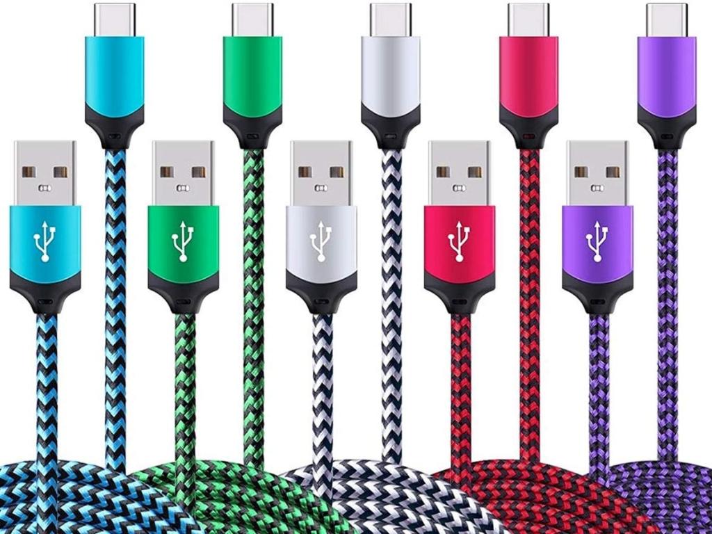 5 pack samsung charging 6 foot cables