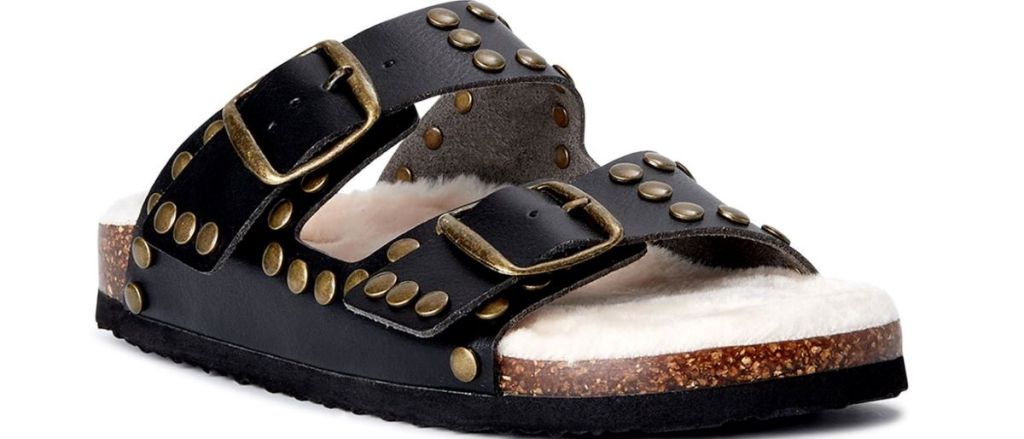 sandal with studs on it