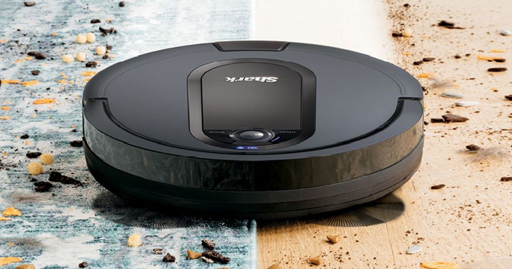 Shark EZ Robot Vacuum with Self-Empty Base, Row-by-Row Cleaning