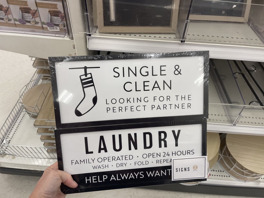 Sock Laundry Sign