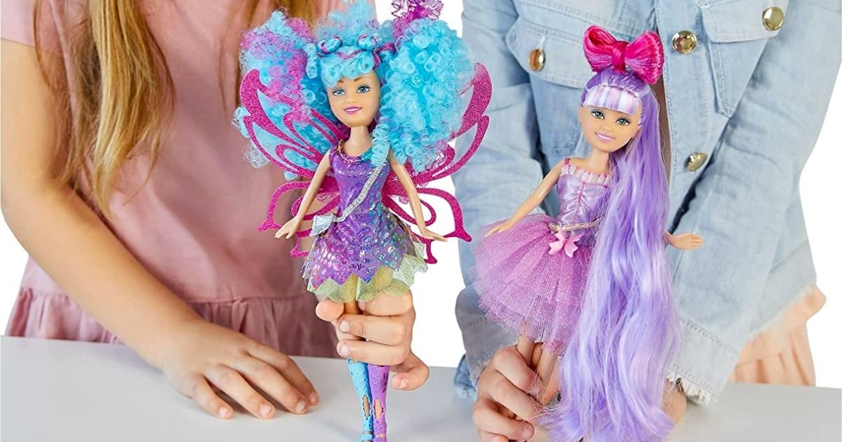 Zuru Sparkle Girlz Hair Dreams Rainbow Fairy Dolls