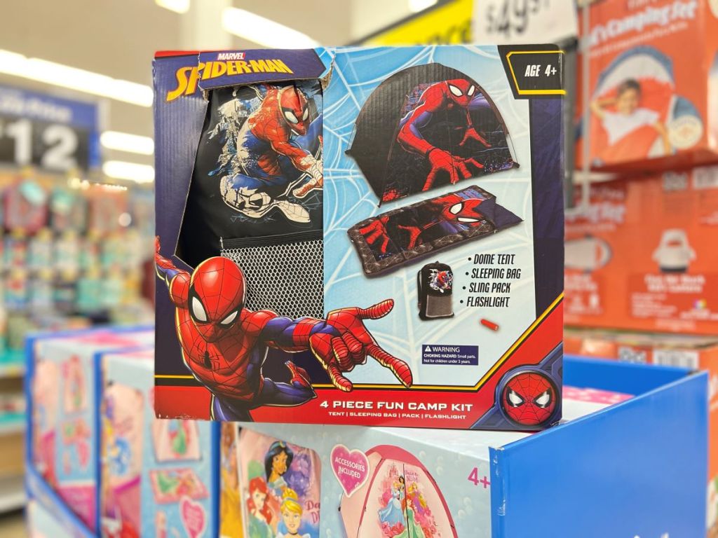 Spiderman Tent Set box