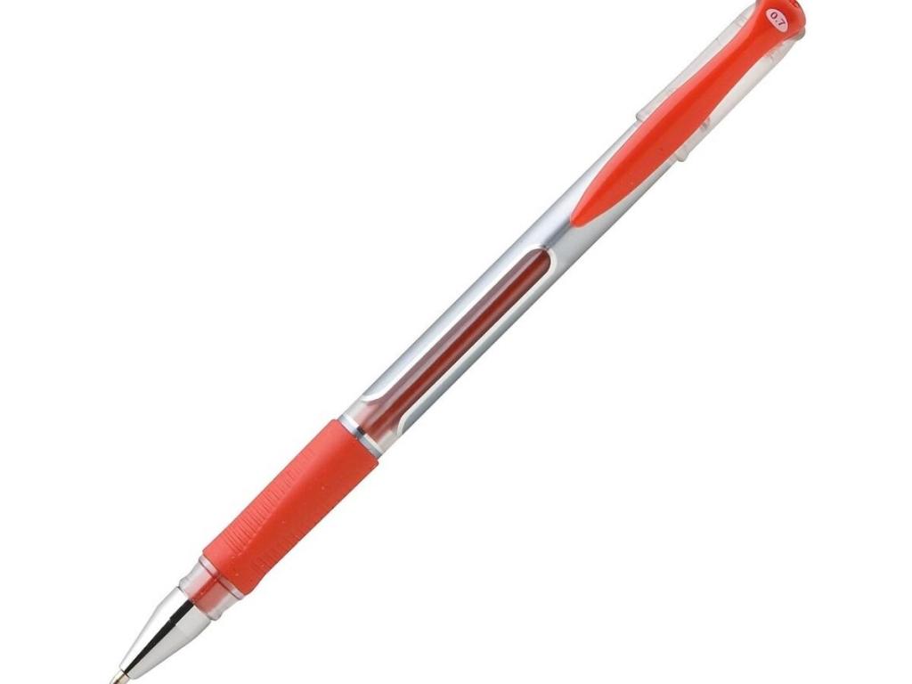 staples gelpoint medium point red ink gel pen