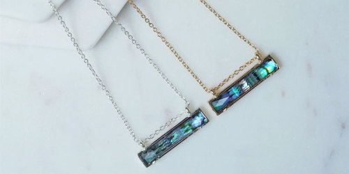Stone Bar Necklaces Just $8.88 Shipped (Regularly $19) | Lots of Color Combinations