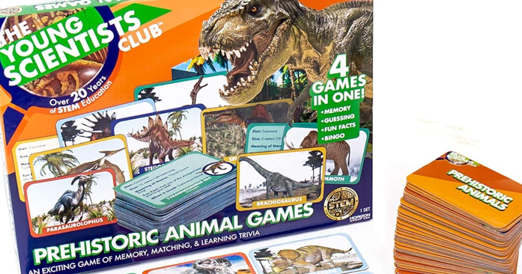 The Young Scientist Prehistoric Animal Card Games