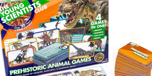The Young Scientist Prehistoric 4-in-1 Animal Card Games Set Just $4.81 on Amazon (Regularly $10)