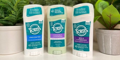 Tom’s of Maine Deodorants Just $1.40 Each After Target Gift Card & Cash Back
