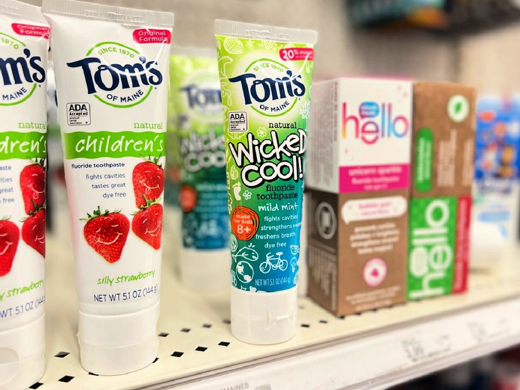 Tom's of Maine Mild Mint Wicked Cool! Anti-cavity Toothpaste