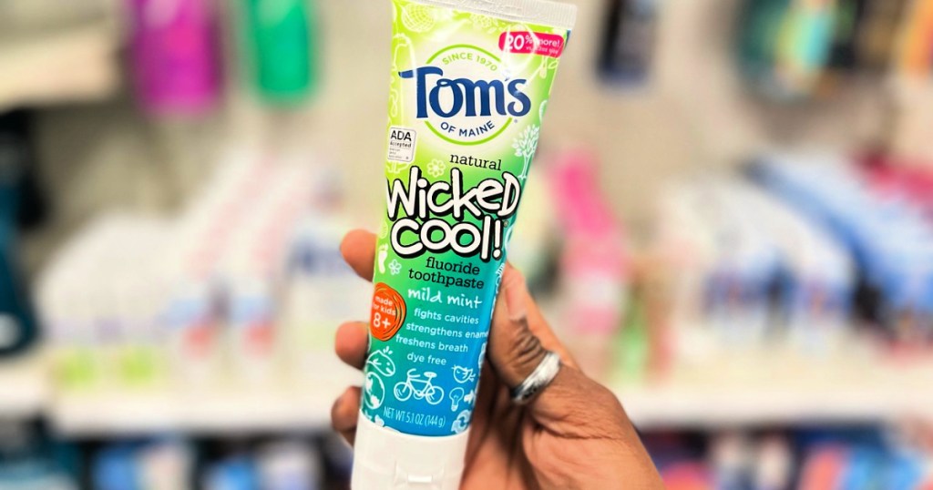 Tom's of Maine Mild Mint Wicked Cool! Anti-cavity Toothpaste
