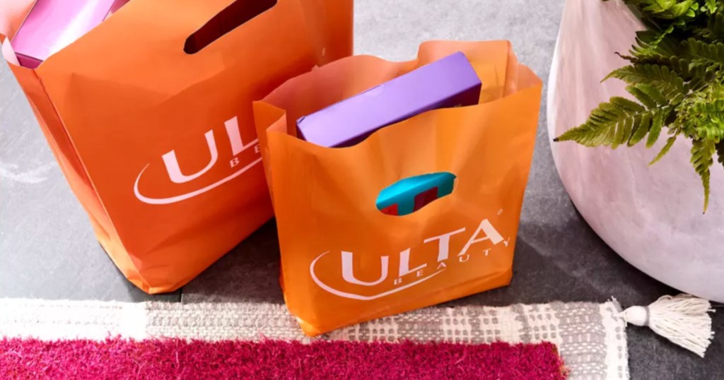 ULTA Beauty Bags on doorstep