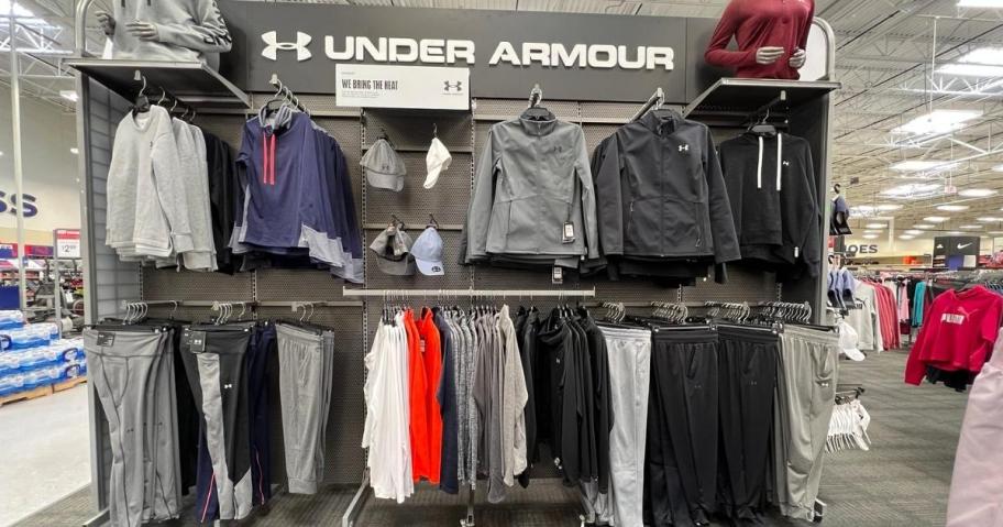 under armour women's clothing in store