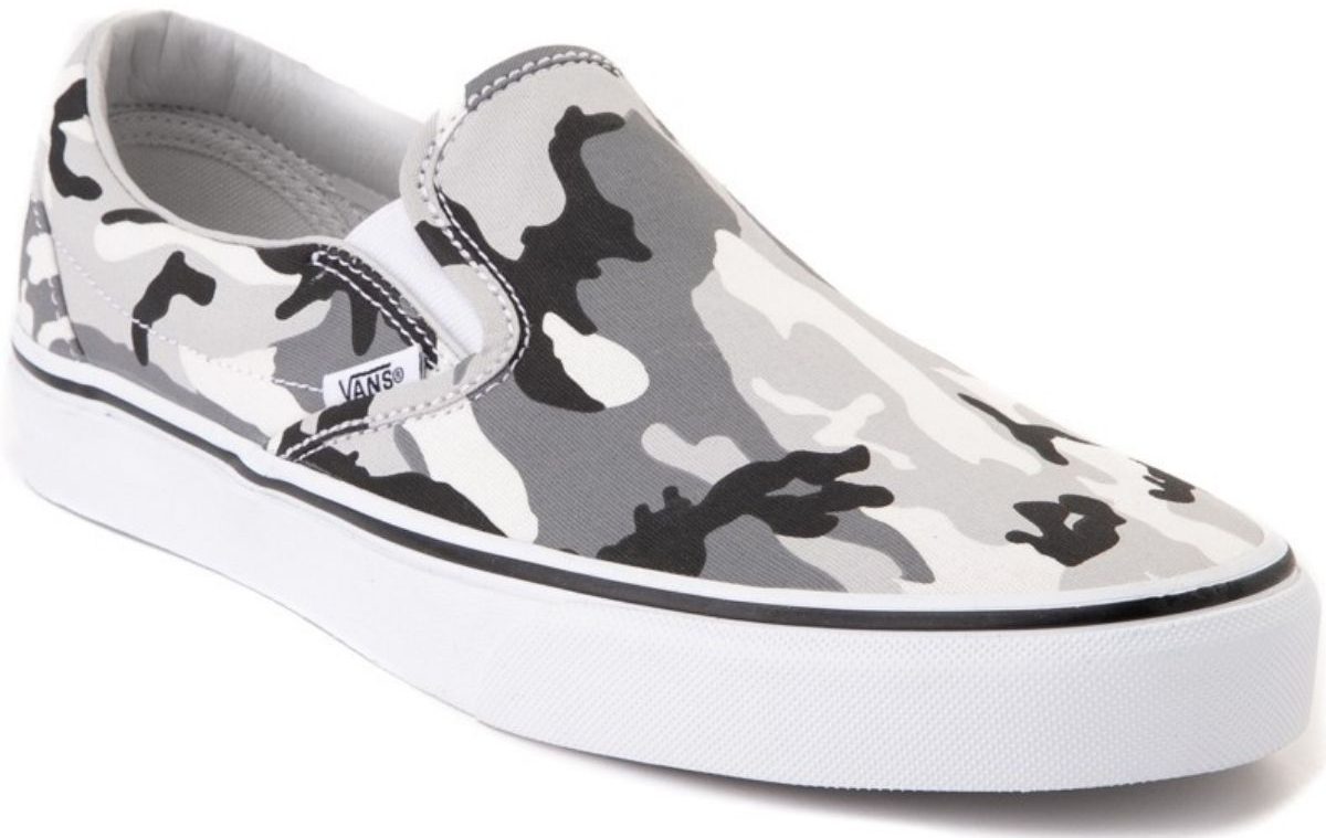 light gray camo vans