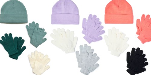 Kids Beanie & Gloves 4-Pack Sets Only $3.92 on Walmart.com