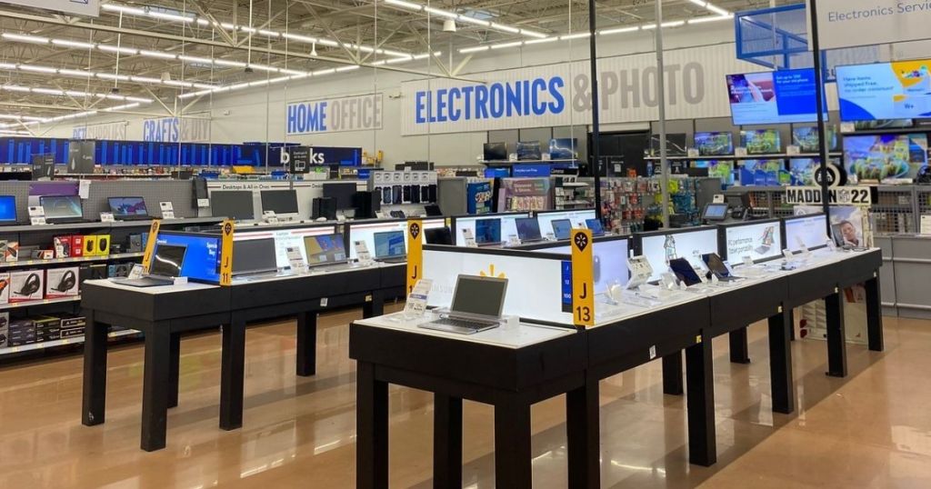 Walmart Electronics Section