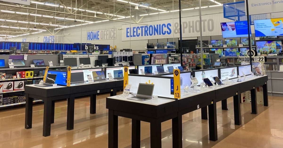 Walmart Electronics Section