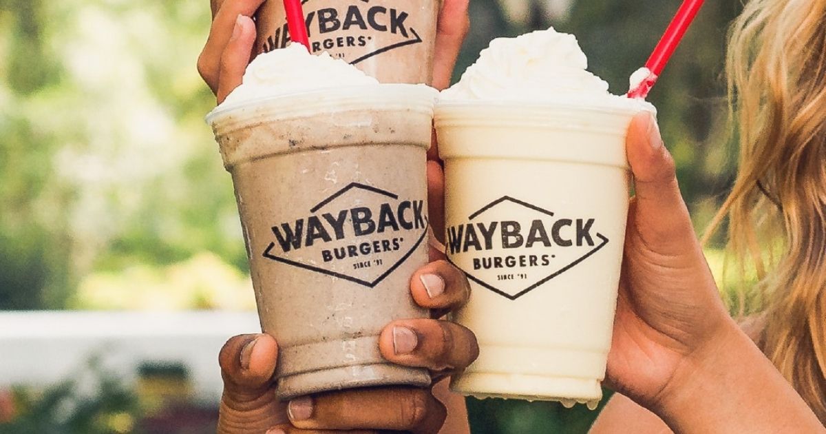 Free Black & White Milkshakes At Wayback Burgers On June 21, 2018