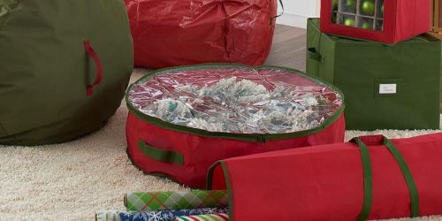 Kohl’s Holiday Storage from $5.51 | Organize Gift Wrap, Ornaments, Wreaths & More