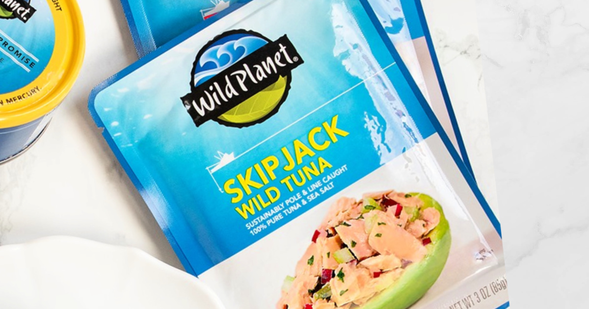 Wild Planet Skipjack Wild Tuna w/ Sea Salt 12-Pack Pouches